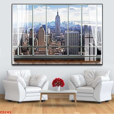 Tranh Cửa Sổ 3D Đẹp | Tranh Ngọc Việt - Đắk Lắk | Tranh Ngọc Việt - Xưởng Tranh Đẹp Buôn Ma Thuột (BMT) DakLak