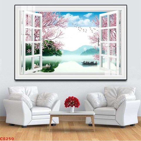 Tranh Cửa Sổ 3D Đẹp | Tranh Ngọc Việt - Đắk Lắk | Tranh Ngọc Việt - Xưởng Tranh Đẹp Buôn Ma Thuột (BMT) DakLak