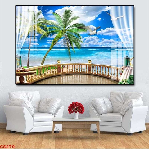 Tranh Cửa Sổ 3D Đẹp | Tranh Ngọc Việt - Đắk Lắk | Tranh Ngọc Việt - Xưởng Tranh Đẹp Buôn Ma Thuột (BMT) DakLak