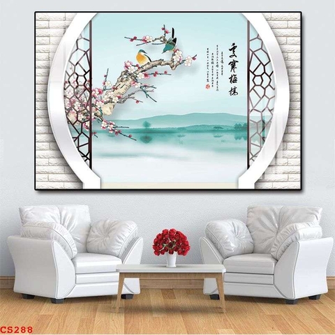 Tranh Cửa Sổ 3D Đẹp | Tranh Ngọc Việt - Đắk Lắk | Tranh Ngọc Việt - Xưởng Tranh Đẹp Buôn Ma Thuột (BMT) DakLak