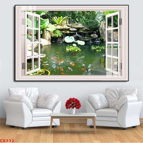 Tranh Cửa Sổ 3D Đẹp | Tranh Ngọc Việt - Đắk Lắk | Tranh Ngọc Việt - Xưởng Tranh Đẹp Buôn Ma Thuột (BMT) DakLak