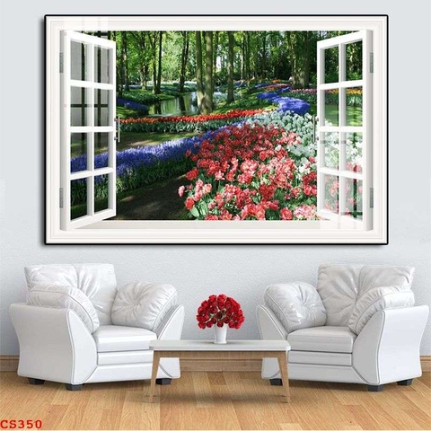 Tranh Cửa Sổ 3D Đẹp | Tranh Ngọc Việt - Đắk Lắk | Tranh Ngọc Việt - Xưởng Tranh Đẹp Buôn Ma Thuột (BMT) DakLak