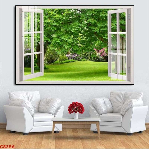 Tranh Cửa Sổ 3D Đẹp | Tranh Ngọc Việt - Đắk Lắk | Tranh Ngọc Việt - Xưởng Tranh Đẹp Buôn Ma Thuột (BMT) DakLak