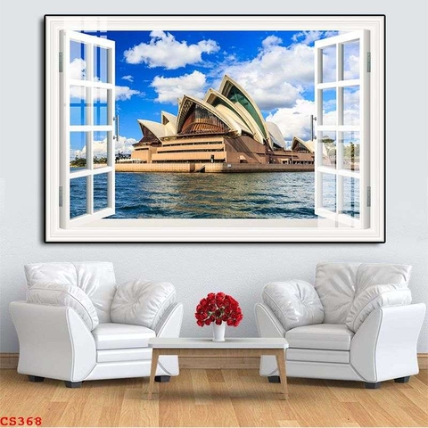 Tranh Cửa Sổ 3D Đẹp | Tranh Ngọc Việt - Đắk Lắk | Tranh Ngọc Việt - Xưởng Tranh Đẹp Buôn Ma Thuột (BMT) DakLak