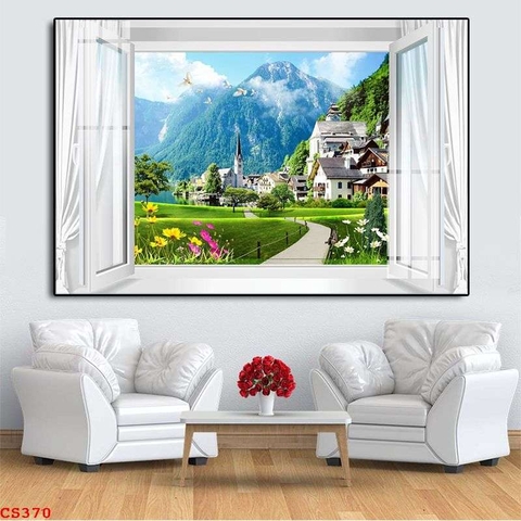 Tranh Cửa Sổ 3D Đẹp | Tranh Ngọc Việt - Đắk Lắk | Tranh Ngọc Việt - Xưởng Tranh Đẹp Buôn Ma Thuột (BMT) DakLak