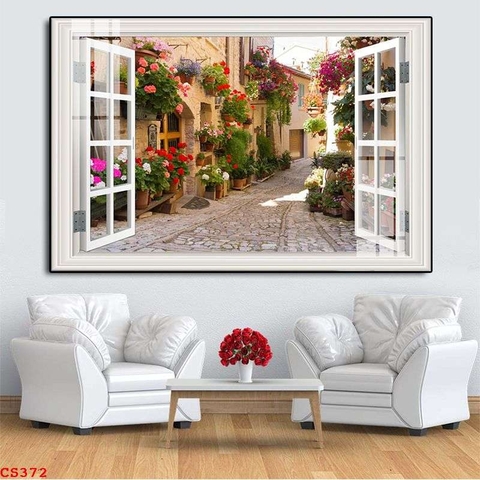 Tranh Cửa Sổ 3D Đẹp | Tranh Ngọc Việt - Đắk Lắk | Tranh Ngọc Việt - Xưởng Tranh Đẹp Buôn Ma Thuột (BMT) DakLak