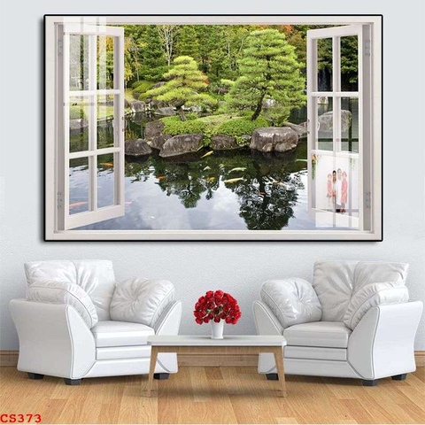 Tranh Cửa Sổ 3D Đẹp | Tranh Ngọc Việt - Đắk Lắk | Tranh Ngọc Việt - Xưởng Tranh Đẹp Buôn Ma Thuột (BMT) DakLak