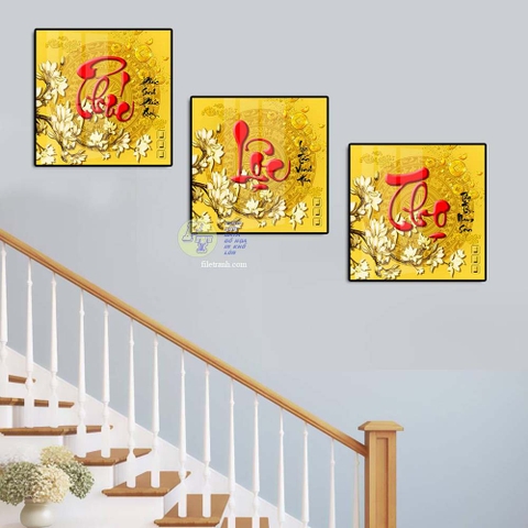 Tranh Phúc Lộc Thọ | Tranh Ngọc Việt - Đắk Lắk | Tranh Ngọc Việt - Xưởng Tranh Đẹp Buôn Ma Thuột (BMT) DakLak