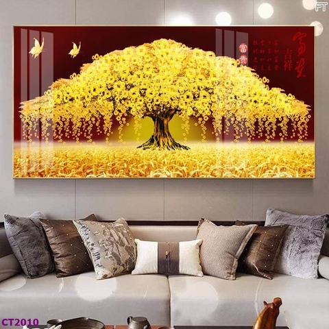 Tranh Cây Kim Tiền | Tranh Ngọc Việt - Đắk Lắk | Tranh Ngọc Việt - Xưởng Tranh Đẹp Buôn Ma Thuột (BMT) DakLak