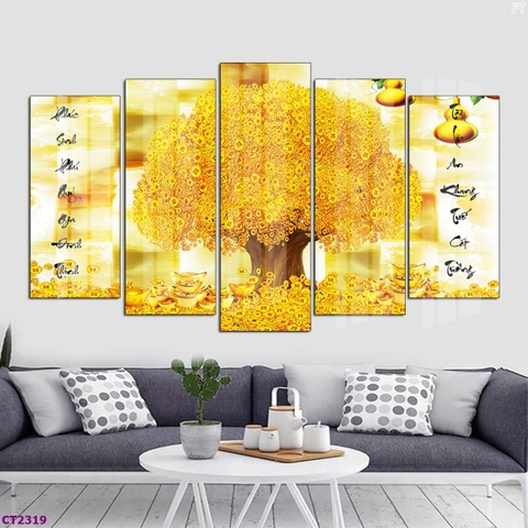 Tranh Cây Kim Tiền | Tranh Ngọc Việt - Đắk Lắk | Tranh Ngọc Việt - Xưởng Tranh Đẹp Buôn Ma Thuột (BMT) DakLak