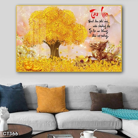 Tranh Cây Kim Tiền | Tranh Ngọc Việt - Đắk Lắk | Tranh Ngọc Việt - Xưởng Tranh Đẹp Buôn Ma Thuột (BMT) DakLak