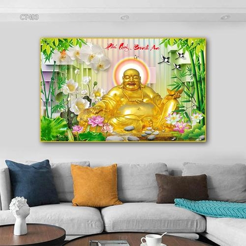 Tranh Phật Di Lặc | Tranh Ngọc Việt - BMT - Đắk Lắk | Tranh Ngọc Việt - Xưởng Tranh Đẹp Buôn Ma Thuột (BMT) DakLak