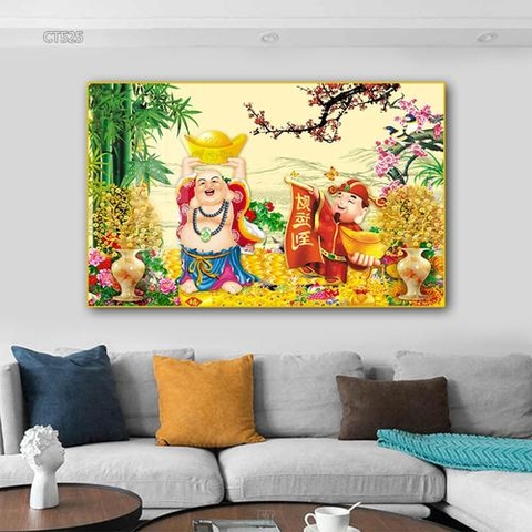 Tranh Phật Di Lặc | Tranh Ngọc Việt - BMT - Đắk Lắk | Tranh Ngọc Việt - Xưởng Tranh Đẹp Buôn Ma Thuột (BMT) DakLak