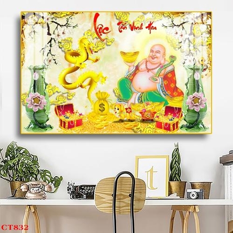 Tranh Phật Di Lặc | Tranh Ngọc Việt - BMT - Đắk Lắk | Tranh Ngọc Việt - Xưởng Tranh Đẹp Buôn Ma Thuột (BMT) DakLak