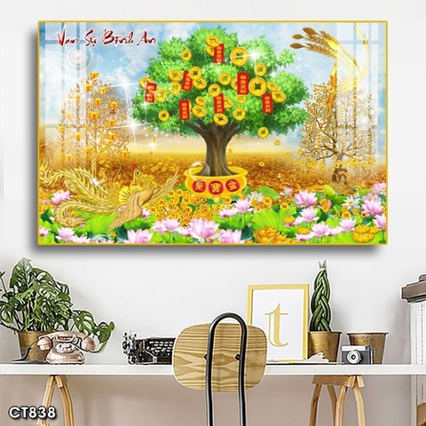 Tranh Cây Kim Tiền | Tranh Ngọc Việt - Đắk Lắk | Tranh Ngọc Việt - Xưởng Tranh Đẹp Buôn Ma Thuột (BMT) DakLak