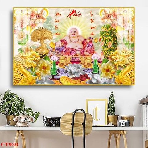 Tranh Phật Di Lặc | Tranh Ngọc Việt - BMT - Đắk Lắk | Tranh Ngọc Việt - Xưởng Tranh Đẹp Buôn Ma Thuột (BMT) DakLak