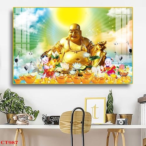 Tranh Phật Di Lặc | Tranh Ngọc Việt - BMT - Đắk Lắk | Tranh Ngọc Việt - Xưởng Tranh Đẹp Buôn Ma Thuột (BMT) DakLak