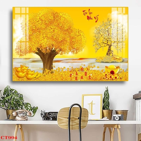Tranh Cây Kim Tiền | Tranh Ngọc Việt - Đắk Lắk | Tranh Ngọc Việt - Xưởng Tranh Đẹp Buôn Ma Thuột (BMT) DakLak