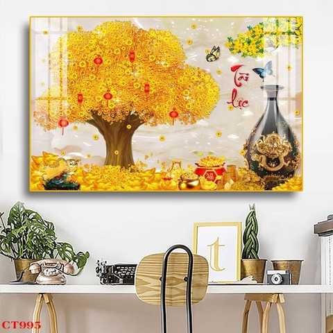 Tranh Cây Kim Tiền | Tranh Ngọc Việt - Đắk Lắk | Tranh Ngọc Việt - Xưởng Tranh Đẹp Buôn Ma Thuột (BMT) DakLak