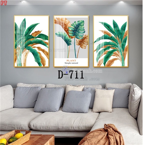 Tranh Lá Cây Nhiệt Đới | Tranh Ngọc Việt - Đắk Lắk | Tranh Ngọc Việt - Xưởng Tranh Đẹp Buôn Ma Thuột (BMT) DakLak