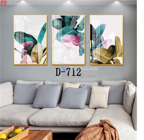 Tranh Lá Cây Nhiệt Đới | Tranh Ngọc Việt - Đắk Lắk | Tranh Ngọc Việt - Xưởng Tranh Đẹp Buôn Ma Thuột (BMT) DakLak