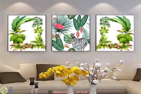 Tranh Lá Cây Nhiệt Đới | Tranh Ngọc Việt - Đắk Lắk | Tranh Ngọc Việt - Xưởng Tranh Đẹp Buôn Ma Thuột (BMT) DakLak