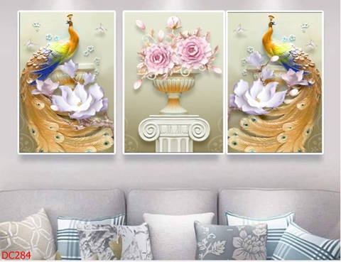 Tranh Chim Công Đẹp | Tranh Ngọc Việt - Đắk Lắk | Tranh Ngọc Việt - Xưởng Tranh Đẹp Buôn Ma Thuột (BMT) DakLak