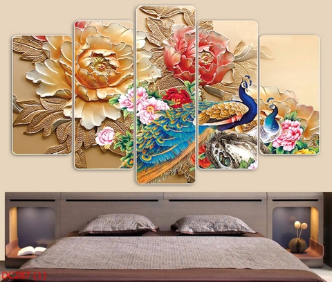 Tranh Chim Công Đẹp | Tranh Ngọc Việt - Đắk Lắk | Tranh Ngọc Việt - Xưởng Tranh Đẹp Buôn Ma Thuột (BMT) DakLak