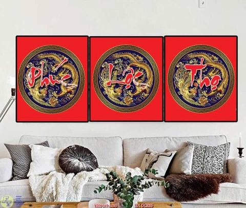 Tranh Phúc Lộc Thọ | Tranh Ngọc Việt - Đắk Lắk | Tranh Ngọc Việt - Xưởng Tranh Đẹp Buôn Ma Thuột (BMT) DakLak