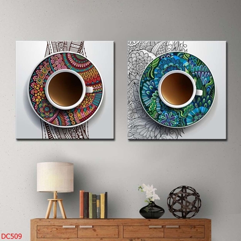 Tranh Quán Cà Phê - Coffee Shop | Tranh Ngọc Việt - Đắk Lắk | Tranh Ngọc Việt - Xưởng Tranh Đẹp Buôn Ma Thuột (BMT) DakLak