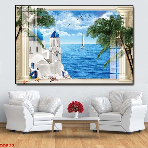 Tranh Phong Cảnh Biển | Tranh Ngọc Việt - Đắk Lắk | Tranh Ngọc Việt - Xưởng Tranh Đẹp Buôn Ma Thuột (BMT) DakLak