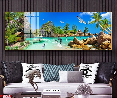 Tranh Phong Cảnh Biển | Tranh Ngọc Việt - Đắk Lắk | Tranh Ngọc Việt - Xưởng Tranh Đẹp Buôn Ma Thuột (BMT) DakLak