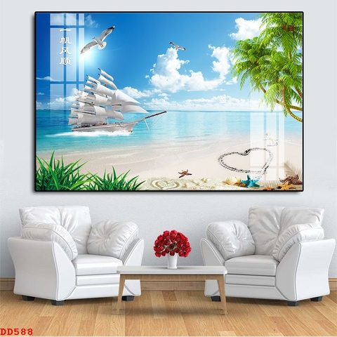 Tranh Phong Cảnh Biển | Tranh Ngọc Việt - Đắk Lắk | Tranh Ngọc Việt - Xưởng Tranh Đẹp Buôn Ma Thuột (BMT) DakLak