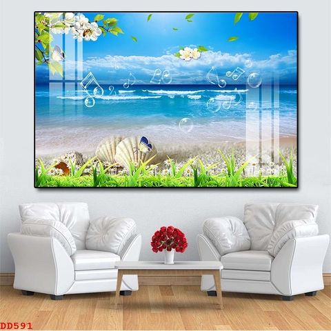 Tranh Phong Cảnh Biển | Tranh Ngọc Việt - Đắk Lắk | Tranh Ngọc Việt - Xưởng Tranh Đẹp Buôn Ma Thuột (BMT) DakLak