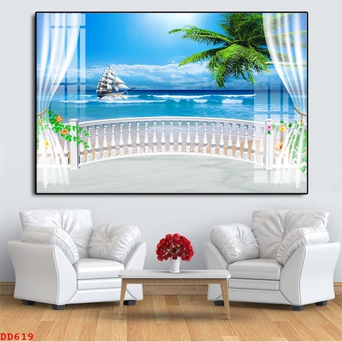Tranh Phong Cảnh Biển | Tranh Ngọc Việt - Đắk Lắk | Tranh Ngọc Việt - Xưởng Tranh Đẹp Buôn Ma Thuột (BMT) DakLak