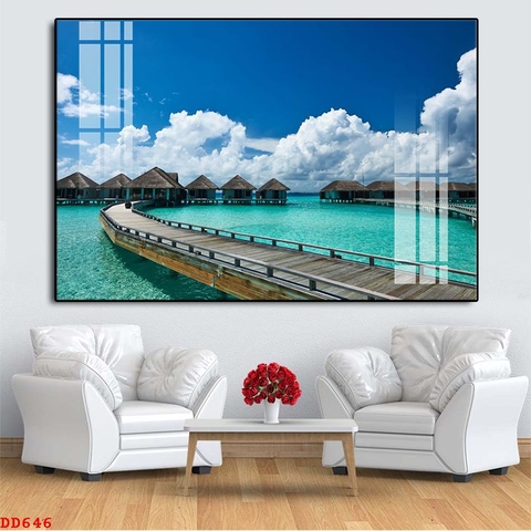 Tranh Phong Cảnh Biển | Tranh Ngọc Việt - Đắk Lắk | Tranh Ngọc Việt - Xưởng Tranh Đẹp Buôn Ma Thuột (BMT) DakLak