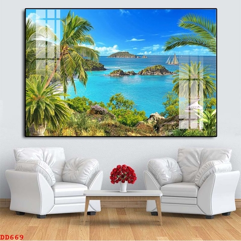Tranh Phong Cảnh Biển | Tranh Ngọc Việt - Đắk Lắk | Tranh Ngọc Việt - Xưởng Tranh Đẹp Buôn Ma Thuột (BMT) DakLak