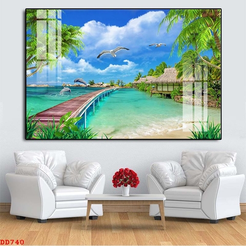 Tranh Phong Cảnh Biển | Tranh Ngọc Việt - Đắk Lắk | Tranh Ngọc Việt - Xưởng Tranh Đẹp Buôn Ma Thuột (BMT) DakLak