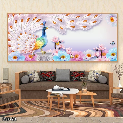 Tranh Chim Công Đẹp | Tranh Ngọc Việt - Đắk Lắk | Tranh Ngọc Việt - Xưởng Tranh Đẹp Buôn Ma Thuột (BMT) DakLak