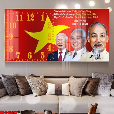 Tranh Bác Hồ - Bác Giáp - Bác Trọng | Tranh Ngọc Việt - Đắk Lắk | Tranh Ngọc Việt - Xưởng Tranh Đẹp Buôn Ma Thuột (BMT) DakLak