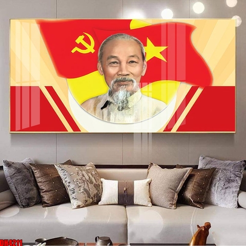 Tranh Bác Hồ - Bác Giáp - Bác Trọng | Tranh Ngọc Việt - Đắk Lắk | Tranh Ngọc Việt - Xưởng Tranh Đẹp Buôn Ma Thuột (BMT) DakLak