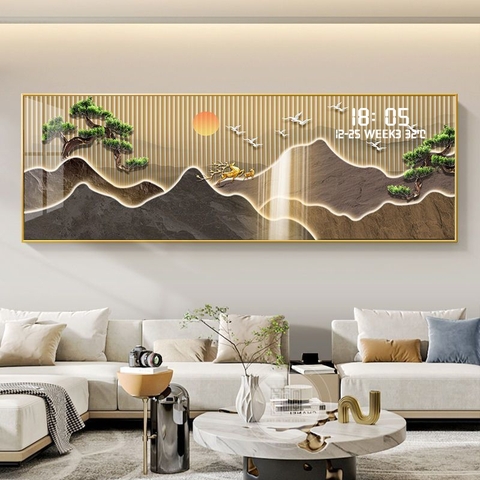 Tranh Tráng Gương Đồng Hồ LED Điện Tử - BMT DakLak | Tranh Ngọc Việt - Xưởng Tranh Đẹp Buôn Ma Thuột (BMT) DakLak