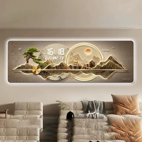 Tranh Tráng Gương Đồng Hồ LED Điện Tử - BMT DakLak | Tranh Ngọc Việt - Xưởng Tranh Đẹp Buôn Ma Thuột (BMT) DakLak