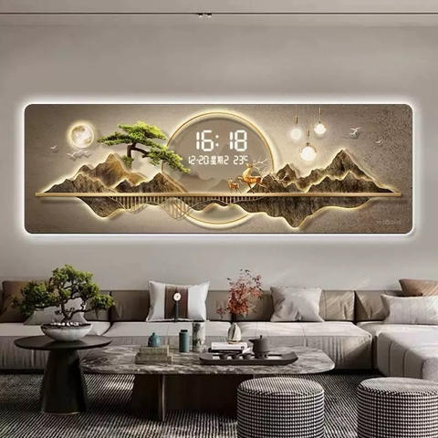 Tranh Tráng Gương Đồng Hồ LED Điện Tử - BMT DakLak | Tranh Ngọc Việt - Xưởng Tranh Đẹp Buôn Ma Thuột (BMT) DakLak