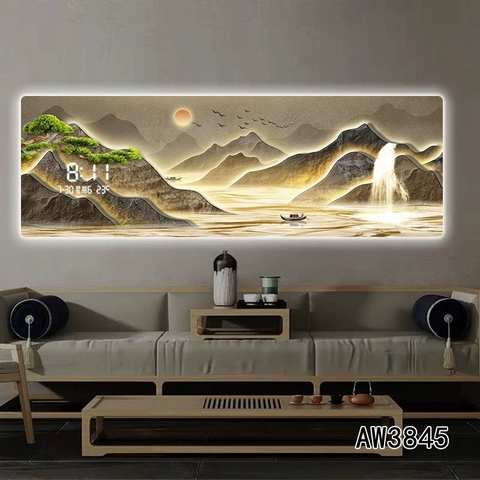 Tranh Tráng Gương Đồng Hồ LED Điện Tử - BMT DakLak | Tranh Ngọc Việt - Xưởng Tranh Đẹp Buôn Ma Thuột (BMT) DakLak