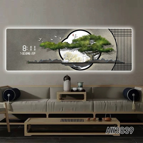 Tranh Tráng Gương Đồng Hồ LED Điện Tử - BMT DakLak | Tranh Ngọc Việt - Xưởng Tranh Đẹp Buôn Ma Thuột (BMT) DakLak