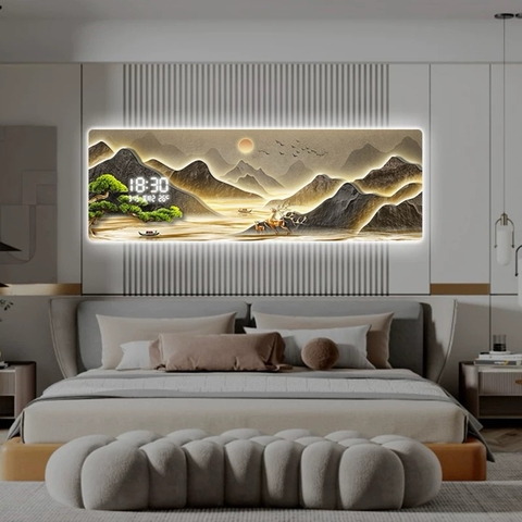 Tranh Tráng Gương Đồng Hồ LED Điện Tử - BMT DakLak | Tranh Ngọc Việt - Xưởng Tranh Đẹp Buôn Ma Thuột (BMT) DakLak