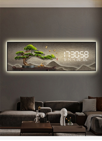 Tranh Tráng Gương Đồng Hồ LED Điện Tử - BMT DakLak | Tranh Ngọc Việt - Xưởng Tranh Đẹp Buôn Ma Thuột (BMT) DakLak