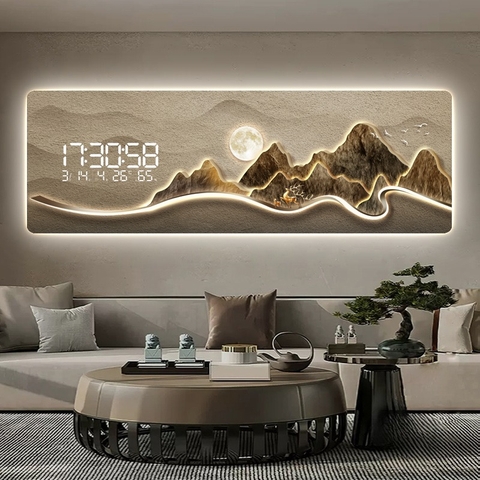 Tranh Tráng Gương Đồng Hồ LED Điện Tử - BMT DakLak | Tranh Ngọc Việt - Xưởng Tranh Đẹp Buôn Ma Thuột (BMT) DakLak