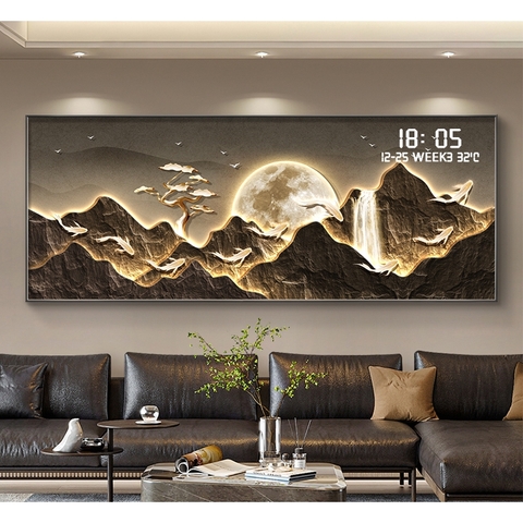 Tranh Tráng Gương Đồng Hồ LED Điện Tử - BMT DakLak | Tranh Ngọc Việt - Xưởng Tranh Đẹp Buôn Ma Thuột (BMT) DakLak